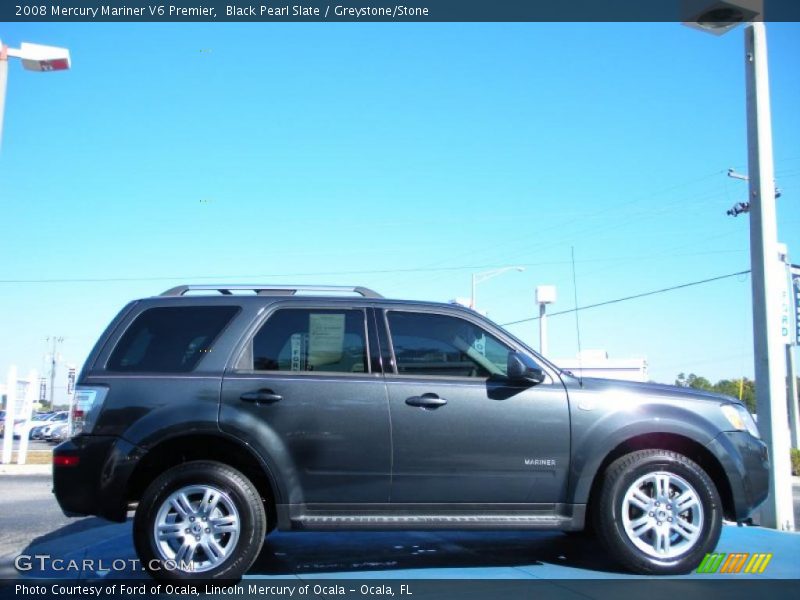 Black Pearl Slate / Greystone/Stone 2008 Mercury Mariner V6 Premier