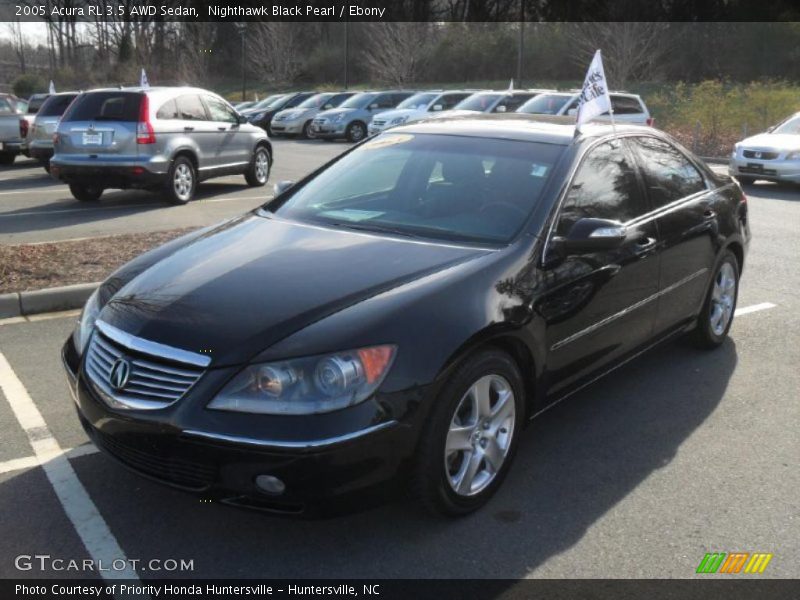 Nighthawk Black Pearl / Ebony 2005 Acura RL 3.5 AWD Sedan