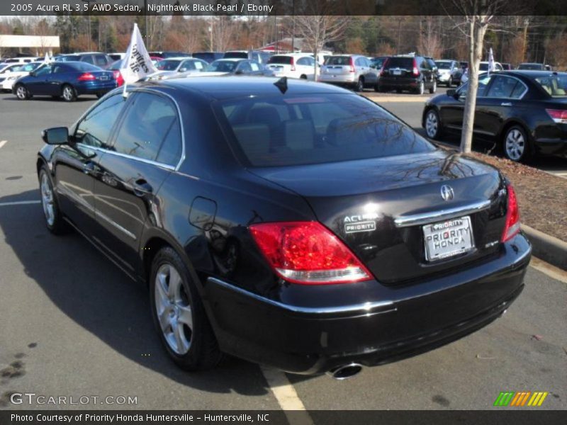 Nighthawk Black Pearl / Ebony 2005 Acura RL 3.5 AWD Sedan