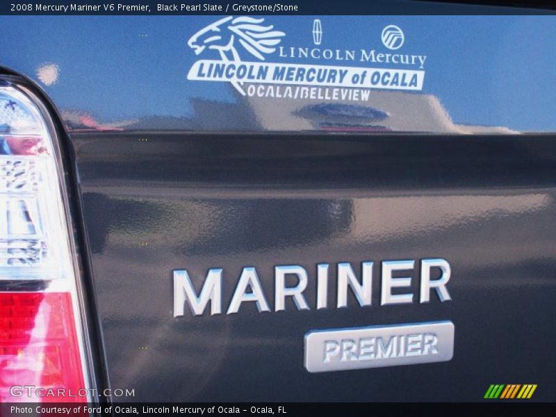 Black Pearl Slate / Greystone/Stone 2008 Mercury Mariner V6 Premier