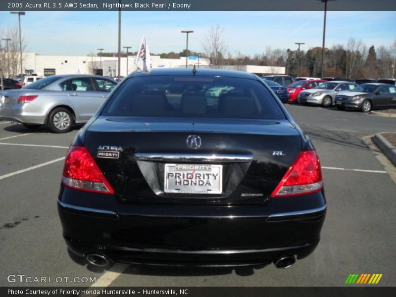 Nighthawk Black Pearl / Ebony 2005 Acura RL 3.5 AWD Sedan