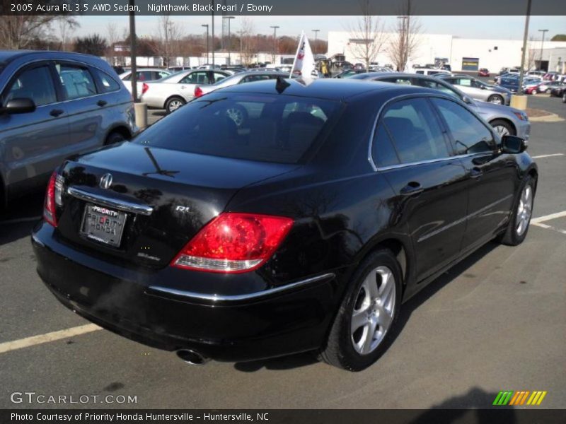 Nighthawk Black Pearl / Ebony 2005 Acura RL 3.5 AWD Sedan