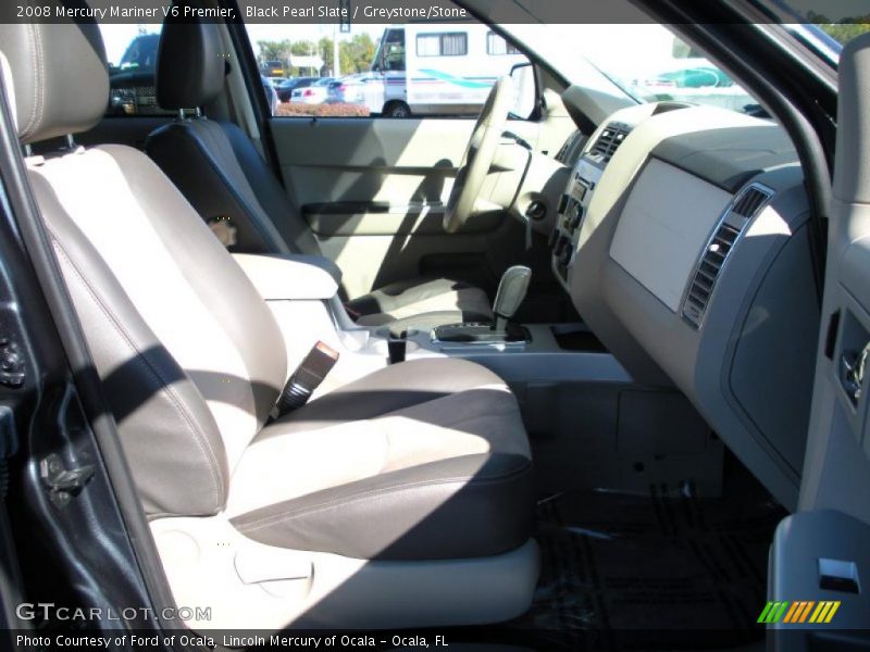 Black Pearl Slate / Greystone/Stone 2008 Mercury Mariner V6 Premier