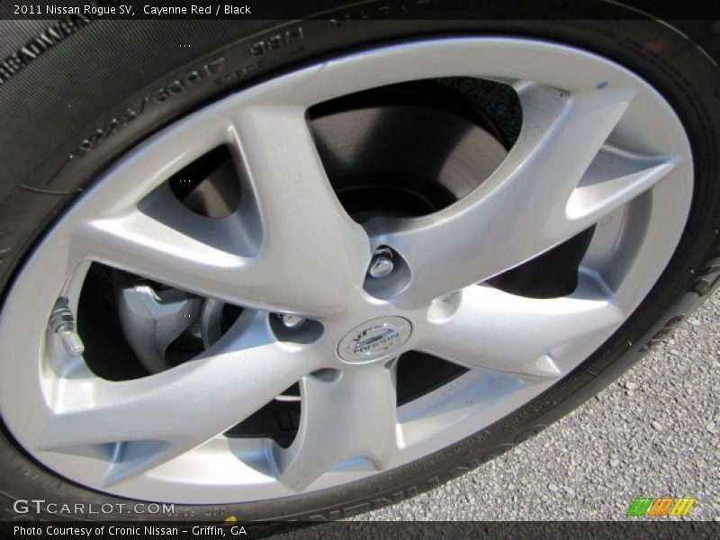 Cayenne Red / Black 2011 Nissan Rogue SV