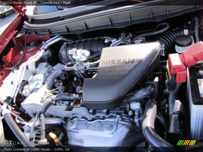 Cayenne Red / Black 2011 Nissan Rogue SV