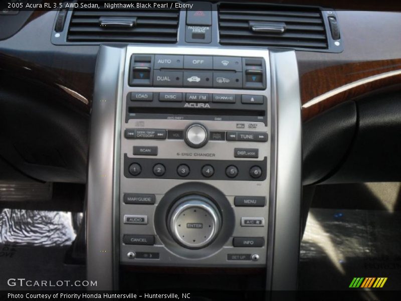 Nighthawk Black Pearl / Ebony 2005 Acura RL 3.5 AWD Sedan