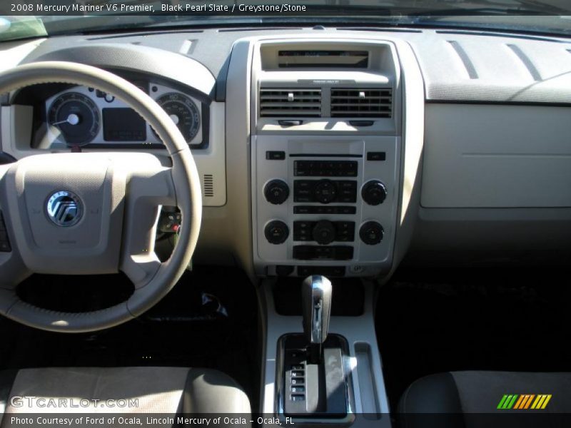 Black Pearl Slate / Greystone/Stone 2008 Mercury Mariner V6 Premier