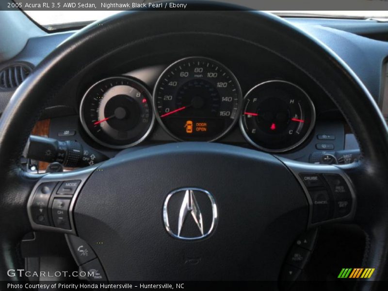 Nighthawk Black Pearl / Ebony 2005 Acura RL 3.5 AWD Sedan