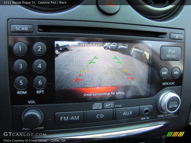 Cayenne Red / Black 2011 Nissan Rogue SV