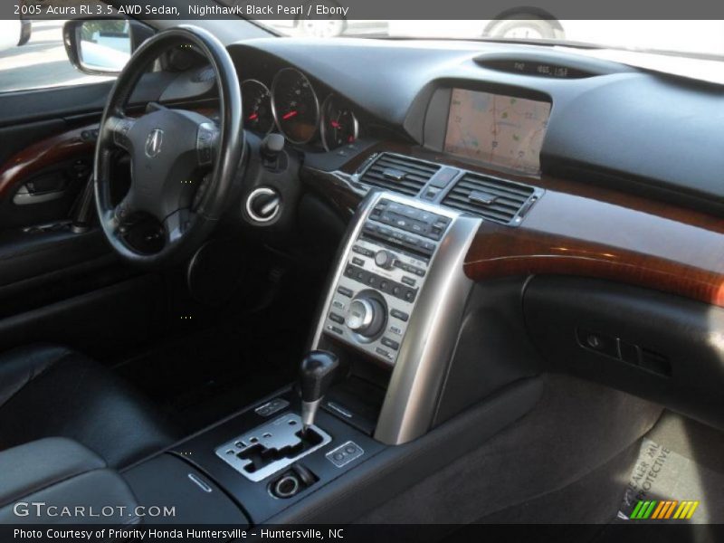 Nighthawk Black Pearl / Ebony 2005 Acura RL 3.5 AWD Sedan