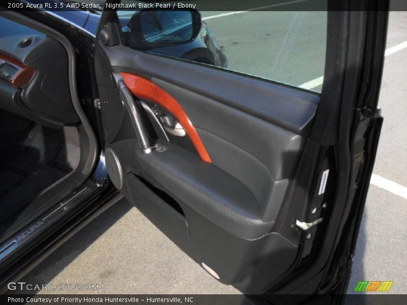 Nighthawk Black Pearl / Ebony 2005 Acura RL 3.5 AWD Sedan