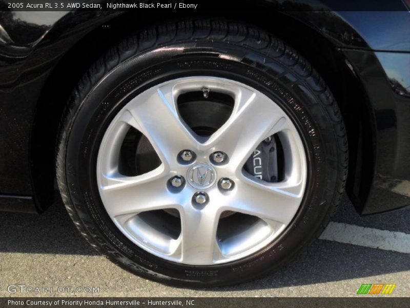 Nighthawk Black Pearl / Ebony 2005 Acura RL 3.5 AWD Sedan