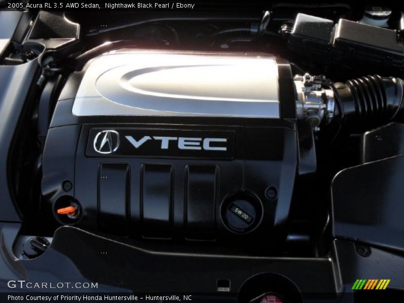 Nighthawk Black Pearl / Ebony 2005 Acura RL 3.5 AWD Sedan