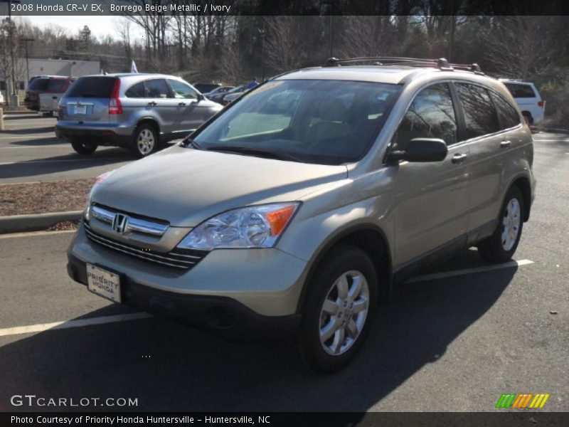 Borrego Beige Metallic / Ivory 2008 Honda CR-V EX