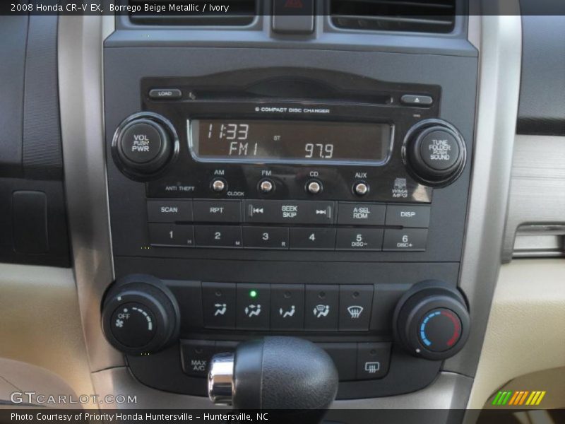 Controls of 2008 CR-V EX