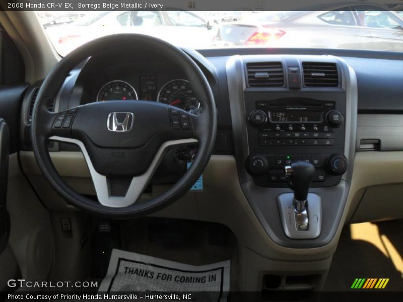 Borrego Beige Metallic / Ivory 2008 Honda CR-V EX