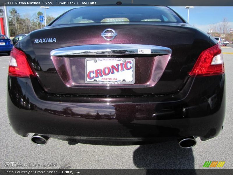 Super Black / Cafe Latte 2011 Nissan Maxima 3.5 SV