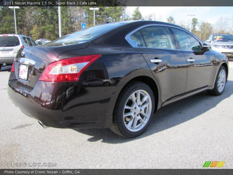 Super Black / Cafe Latte 2011 Nissan Maxima 3.5 SV