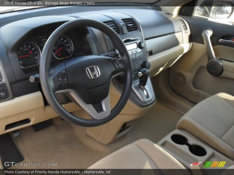 Ivory Interior - 2008 CR-V EX 