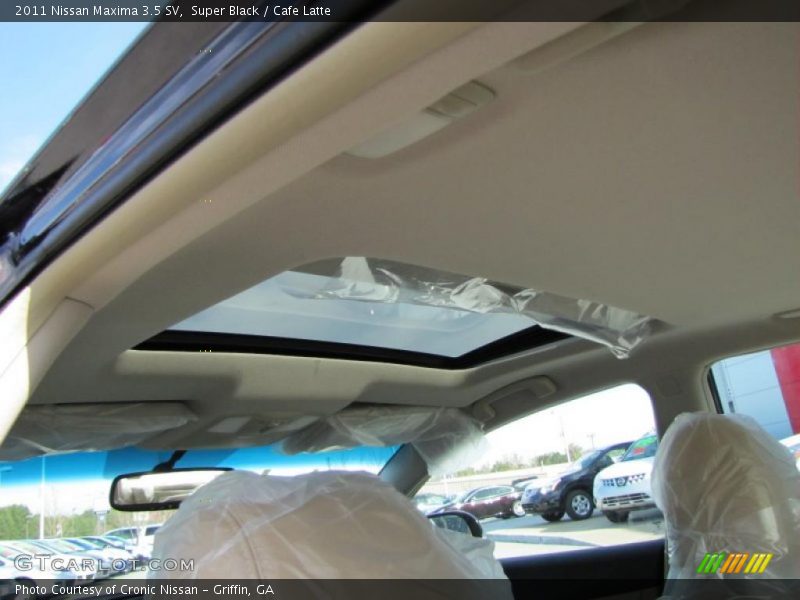 Super Black / Cafe Latte 2011 Nissan Maxima 3.5 SV