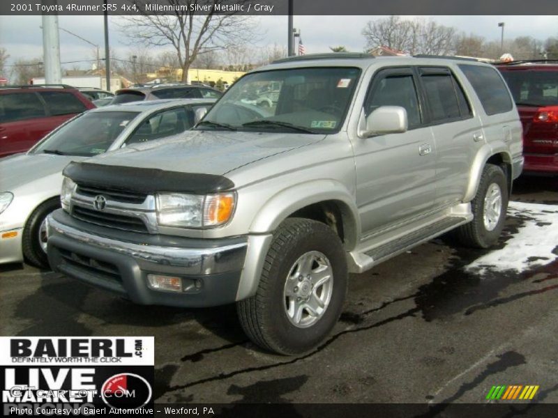 Millennium Silver Metallic / Gray 2001 Toyota 4Runner SR5 4x4