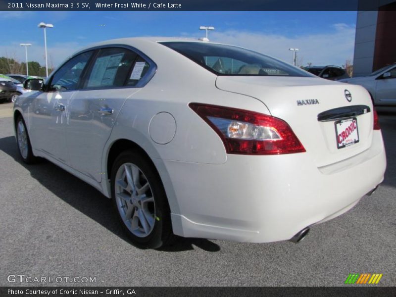 Winter Frost White / Cafe Latte 2011 Nissan Maxima 3.5 SV