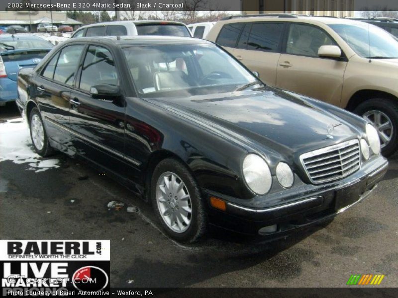 Black / Charcoal 2002 Mercedes-Benz E 320 4Matic Sedan