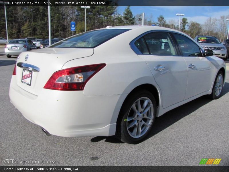 Winter Frost White / Cafe Latte 2011 Nissan Maxima 3.5 SV