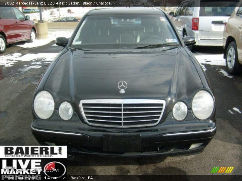 Black / Charcoal 2002 Mercedes-Benz E 320 4Matic Sedan