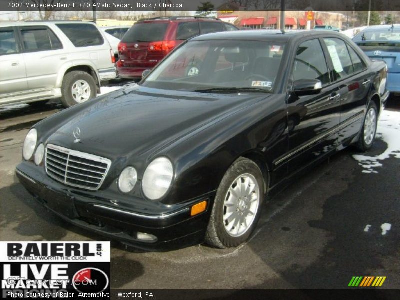 Black / Charcoal 2002 Mercedes-Benz E 320 4Matic Sedan