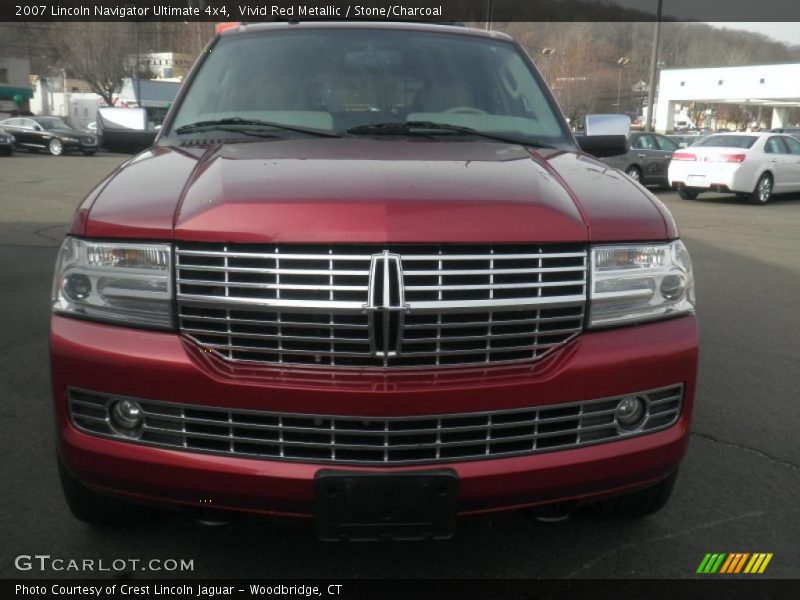 Vivid Red Metallic / Stone/Charcoal 2007 Lincoln Navigator Ultimate 4x4