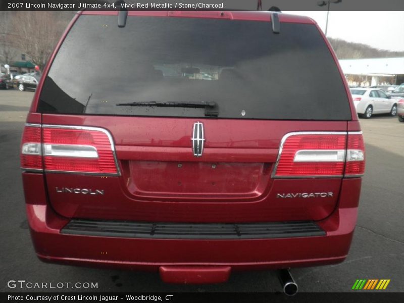 Vivid Red Metallic / Stone/Charcoal 2007 Lincoln Navigator Ultimate 4x4