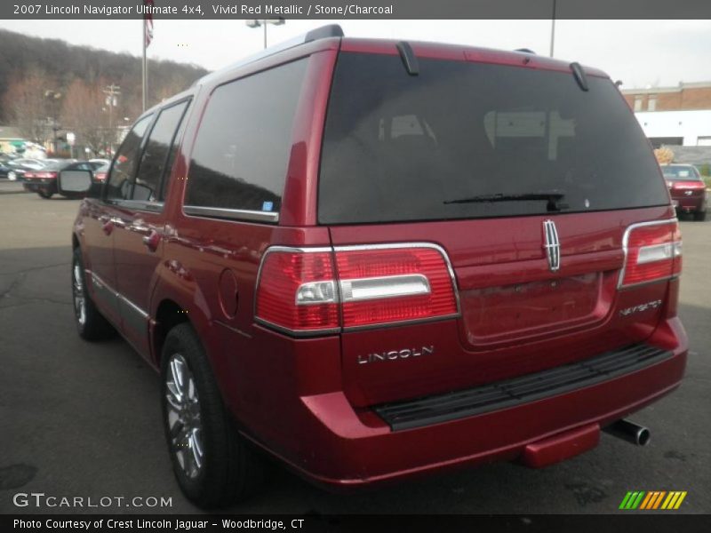 Vivid Red Metallic / Stone/Charcoal 2007 Lincoln Navigator Ultimate 4x4