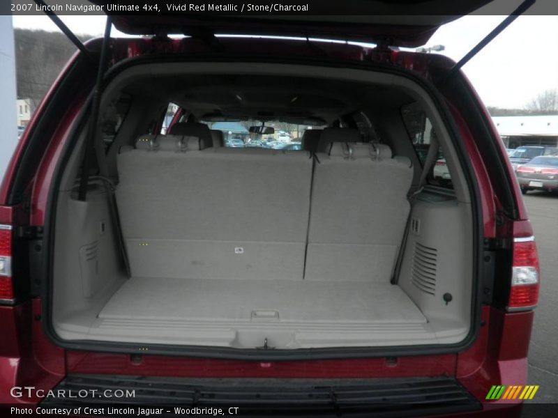 Vivid Red Metallic / Stone/Charcoal 2007 Lincoln Navigator Ultimate 4x4