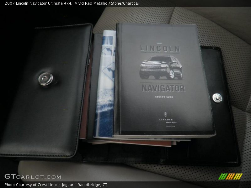 Vivid Red Metallic / Stone/Charcoal 2007 Lincoln Navigator Ultimate 4x4
