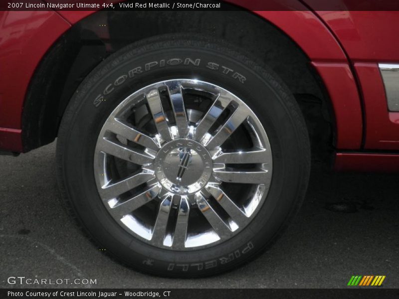 Vivid Red Metallic / Stone/Charcoal 2007 Lincoln Navigator Ultimate 4x4