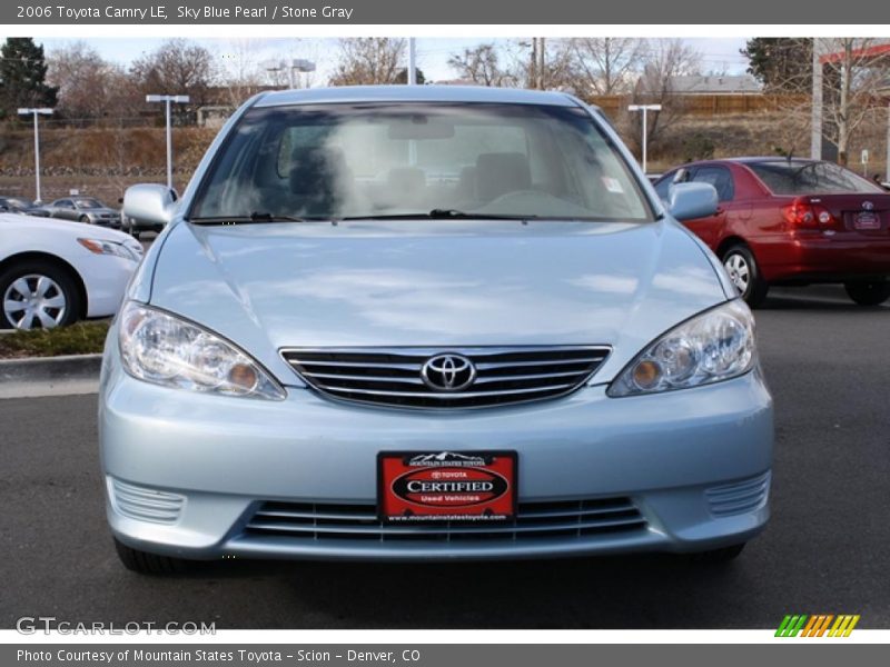 Sky Blue Pearl / Stone Gray 2006 Toyota Camry LE