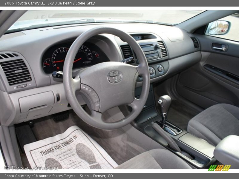 Sky Blue Pearl / Stone Gray 2006 Toyota Camry LE
