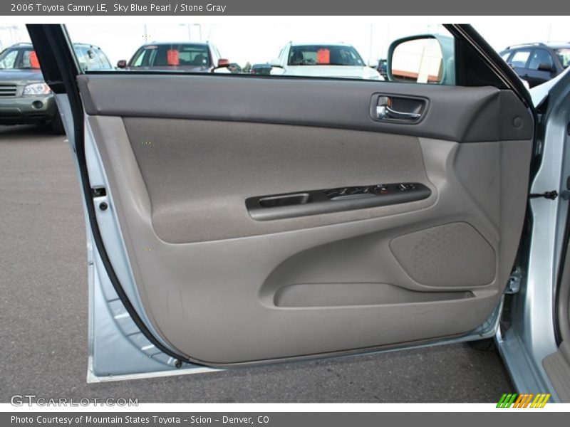 Sky Blue Pearl / Stone Gray 2006 Toyota Camry LE
