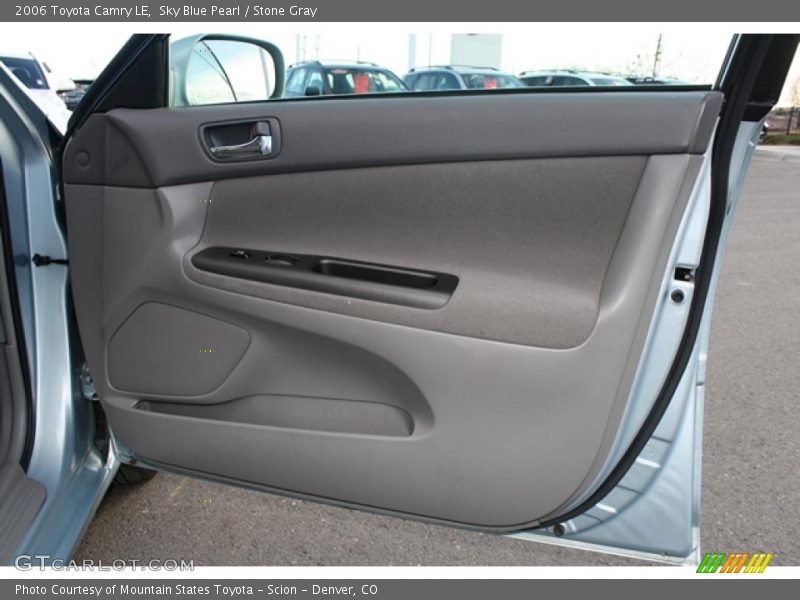 Sky Blue Pearl / Stone Gray 2006 Toyota Camry LE