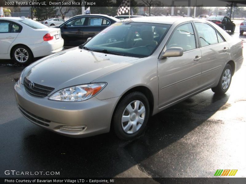 Desert Sand Mica / Taupe 2002 Toyota Camry LE