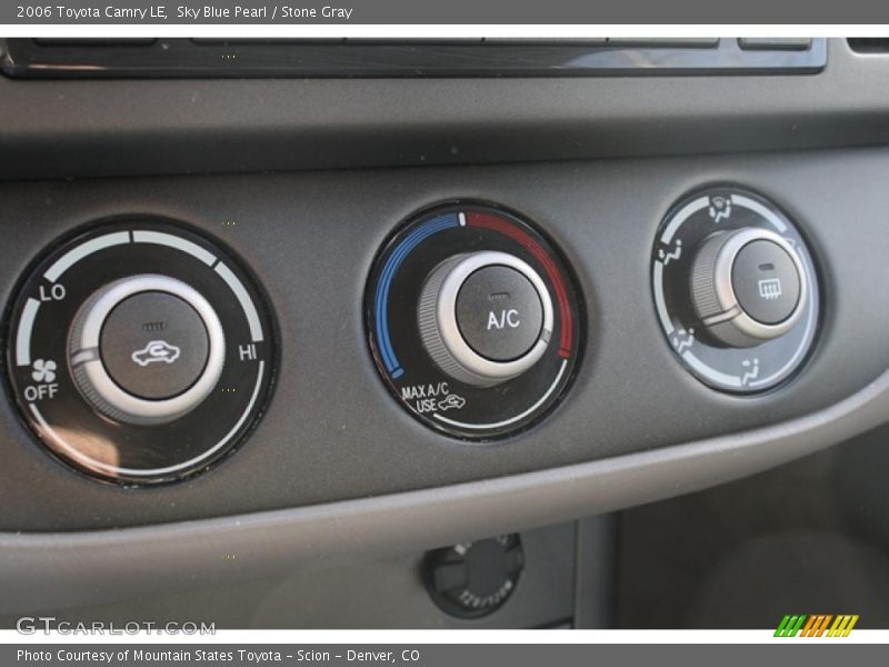 Sky Blue Pearl / Stone Gray 2006 Toyota Camry LE