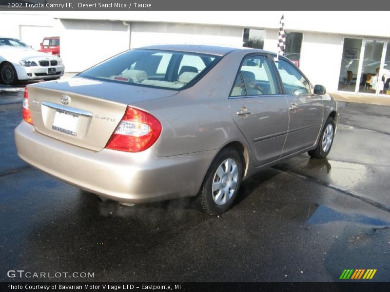 Desert Sand Mica / Taupe 2002 Toyota Camry LE