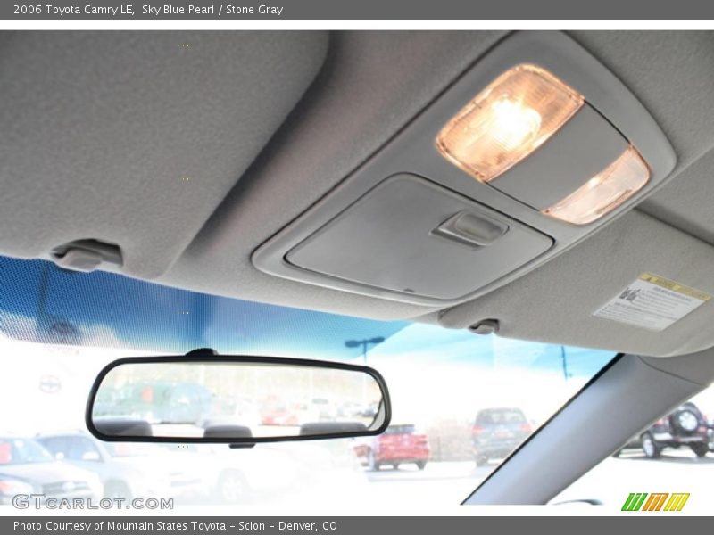 Sky Blue Pearl / Stone Gray 2006 Toyota Camry LE