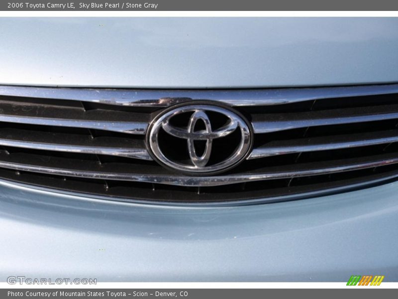 Sky Blue Pearl / Stone Gray 2006 Toyota Camry LE