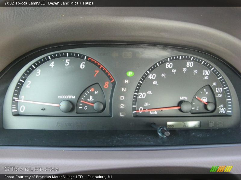 Desert Sand Mica / Taupe 2002 Toyota Camry LE