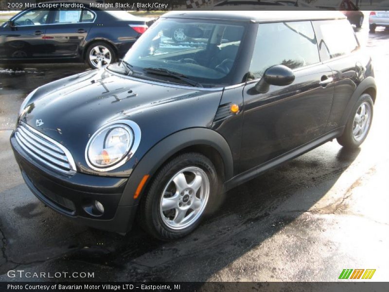 Midnight Black / Black/Grey 2009 Mini Cooper Hardtop