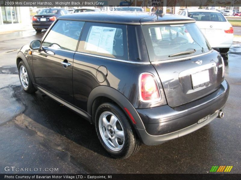 Midnight Black / Black/Grey 2009 Mini Cooper Hardtop