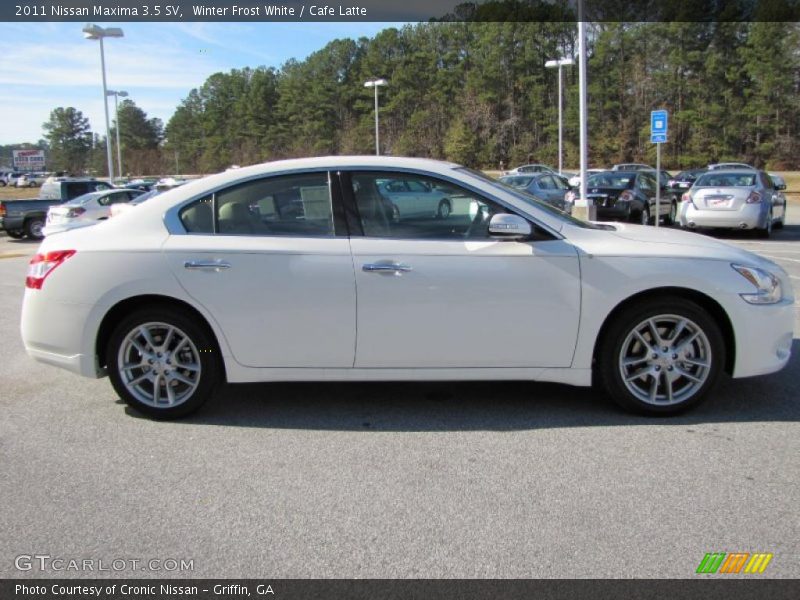 Winter Frost White / Cafe Latte 2011 Nissan Maxima 3.5 SV