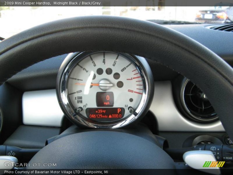 Midnight Black / Black/Grey 2009 Mini Cooper Hardtop